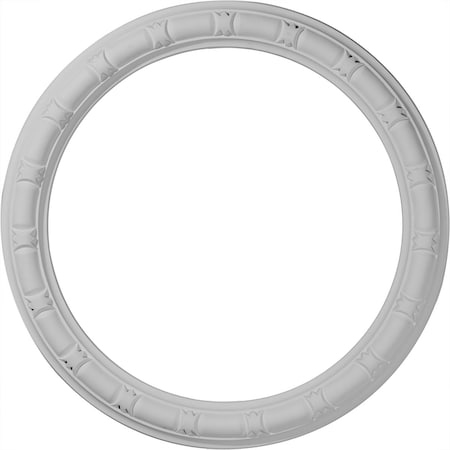 Ekena Millwork 21 3/8"OD x 16 7/8"ID x 2 1/4"W x 1"P Egg & Dart Ceiling Ring CR21EG